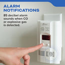 Kidde Carbon Monoxide Detector, Propane, Natural, Methane, & Explosive Gas Alarm - Brand New