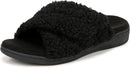 VIONIC WOMEN'S INDULGE RELAX II MULE SLIPPERS - SIZE: WOMEN 11 - BLACK - Like New