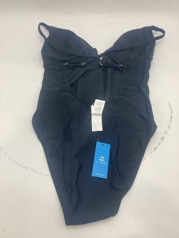CUPSHE ONE PIECE SWIMSUIT L - BLACK - SIZE: WOMEN L - BLACK - Brand New