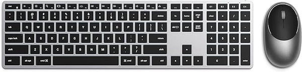 Satechi Slim X3 Backlit Keyboard Numeric Keypad CT-ZMX3M - Silver/Black Like New