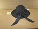 JASMINE WOMENS FOLDABLE WIDE BRIM LIGHTWEIGHT UPF 50+ STRAW BEACH HAT - BLACK - Like New