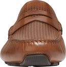 COLE HAAN GRAND LASER PENNY DRIVING STYLE LOAFER, SIZE MEN 7 (BRITISH TAN/JAVA) - Like New