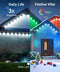 MULIVID 150FT PERMANENT OUTDOOR LIGHTS SMART RGB REMOTE APP CONTROL. - Like New