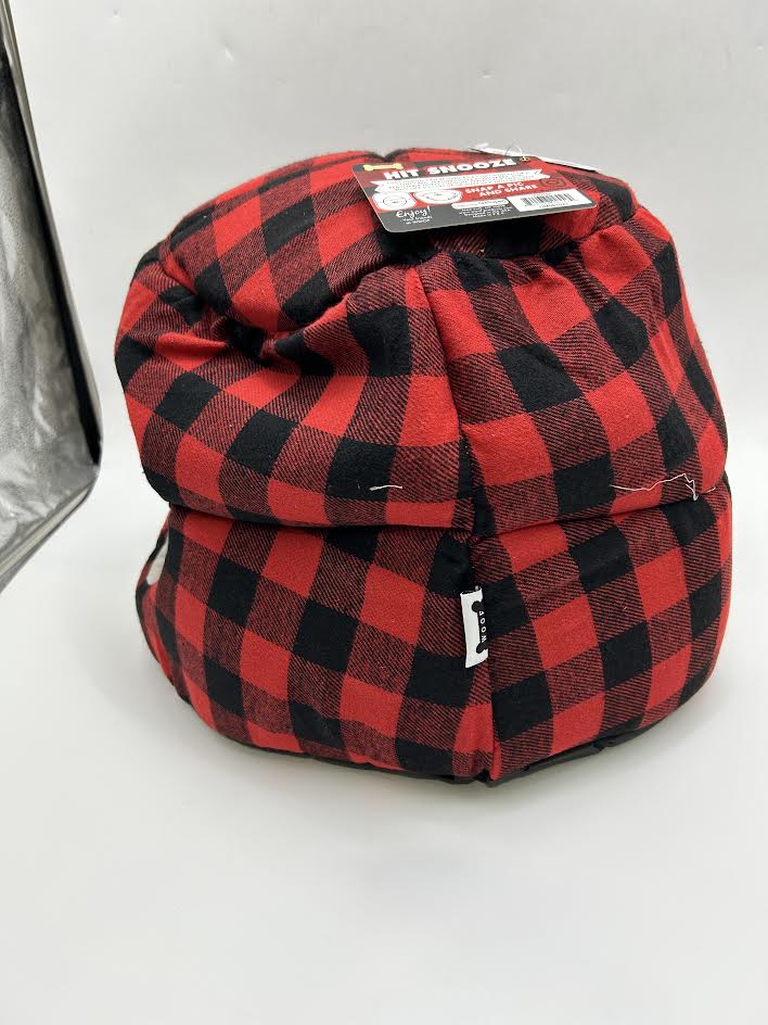 KOHL'S 2-IN-1 DESIGN CAN BE USED AS COZY OR A COMFY BED FEATURES - BLACK/RED - Brand New