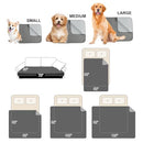 NICETOWN 100% Waterproof Dog Blanket Soft Pet bed Cover 30x70" - Dark Grey/Light - Like New