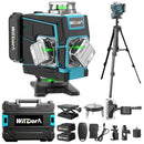 WILDORA 16 LINE LASER LEVEL 4X360 W/ TRIPOD - BLUE - Like New