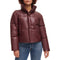 LW2RU483 LEVI'S WOMENS LEVI'S WOMEN'S VEGAN LEATHER QUILTED SHORTY PUFFER - Brand New