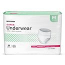 MCKESSON ADULT MODERATE ABSORBENT UNDERWEAR, MEDIUM - PACK OF 20 - WHITE - Brand New