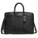 Coach Men's Metropolitan Slim Brief Black Leather - Like New