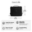 HYDRO FLASK INSULATED LUNCH BAG - BLACK - Like New