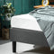 ZINUS CURTIS UPHOLSTERED PLATFORM BED FRAME - QUEEN - GRAY - Like New