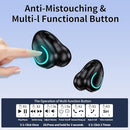 ZIDOXING OPEN EAR CLIP ON HEADPHONES EAR HOOK WIRELESS BONE CONDUCTION - BLACK - Like New