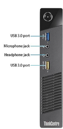 Lenovo Thinkcentre M93 Tiny Desktop i5-4670T 16GB 256GB SSD M93TYI516256 - Black Like New