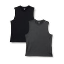 AMAZON ESSENTIALS MEN ACTIVE DRY MOISTURE-WICKING SLEVELESS 2 PACK MEN L - Brand New