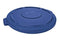 RUBBERMAID COMMERCIAL PRODUCTS BRUTE HEAVY-DUTY ROUND GARBAGE LID - BLUE - Like New