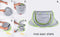 ZENTO DEALS BABY POP UP TENT - GRAY/GREEN - Like New