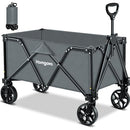 HOMGAVA COLLAPSIBLE FOLDING WAGON HEAVY DUTY,FOLDABLE UTILITY CART WITH WHEELS - Like New