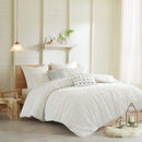 Intelligent Design Cotton Comforter Set, B07193Z3FX - Ivory - Brand New