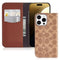 COACH SIGNATURE CANVAS WALLET FOLIO IPHONE 16 PRO MAX CASE, TAN - Like New