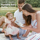 BabyBond Baby Bottle Warmer Portable Bottle Rechargeable WN0600 - Purple Like New