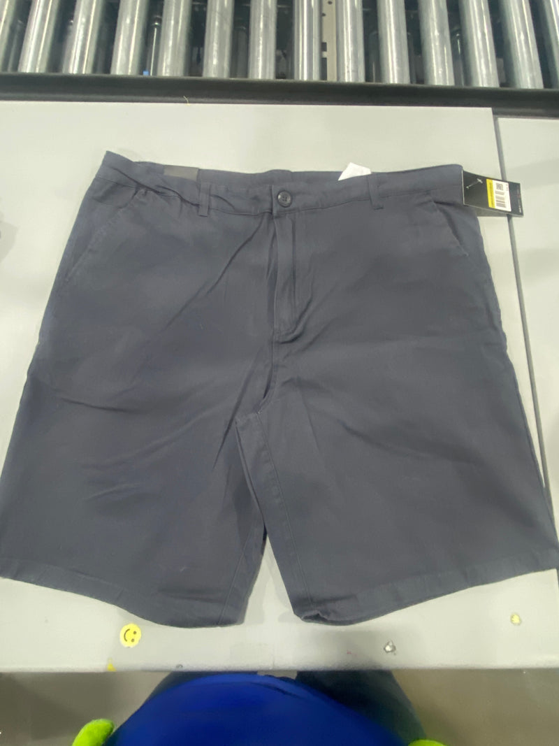 GALAXY BY HARVIC MEN'S 5-POCKET TRETCH TWILL CHINO SHORTS - SIZE: MEN 40 - GRAY - Brand New