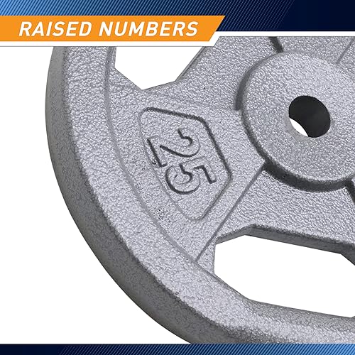 Marcy Classic 1" Cast Iron Standard Grip Plates - 25LBS - Like New