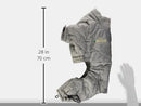 PUTWO DOGHELIOS 'THUNDER-CRACKLE' PET DOG JACKET COAT W/ TECHNOLOGY,LG,GRAY - Brand New