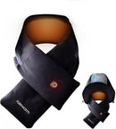 FLEXWARM Warm Neck Heated Scarf Heating Pad Heatable Warmer Wireless - BLACK - Like New