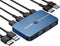 ABLEWE KVM Switch HDMI USB Switch for 2 Computers KVM-02BE-CM-BLUE - Blue - Like New