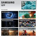 SAMSUNG 43-INCH CLASS QLED Q7F SERIES VISION AI SMART TV QN43Q7FAAFXZA - BLACK - Like New