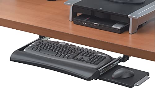 FELLOWES OFFICE SUITES UNDERDESK KEYBOARD DRAWER CRC-91403 - BLACK - Brand New