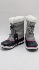 Sorel Yoot Pac Nylon (Little Kid/Big Kid) Chrome Little Kid M - Gray/Black 2 - Brand New