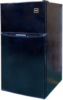 RCA 2-Door Compact Refrigerator/Freezer 3.2 Cu. Ft. RFR835 - Black Like New