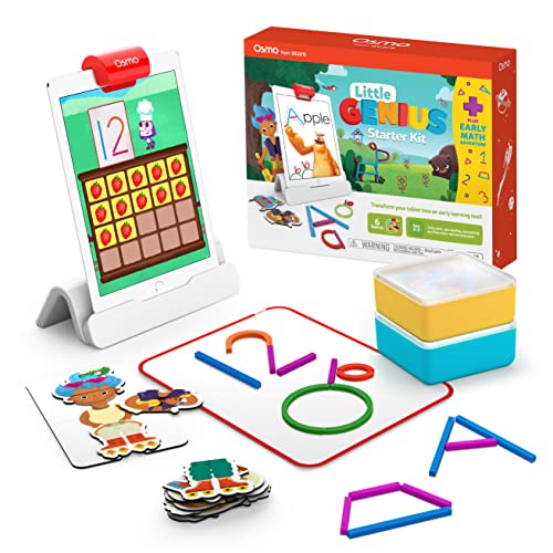 OSMO EARLY MATH LEARNING KIT FOR IPAD STEM TOY WITH OSMO BASE MULTI - Like New