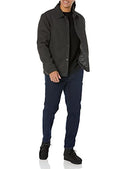 AMAZON ESSENTIALS MEN'S WOOL BLEND BOMBER JACKET SIZE: LARGE - BLACK - Brand New