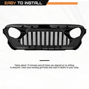 Extreme Off-Road Front Vader Grille Compatible with 2018-2025 Jeep Wrangler JL - Like New