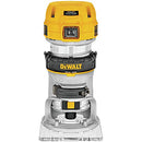 DEWALT ROUTER, FIXED BASE, 1-1/4 HP, 7.7-AMP, VARIABLE SPEED TRIGGER - GRAY - Like New
