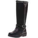 TOTES WOMENS ESTHER SNOW BOOTS - SIZE: WOMEN 7WIDE - BLACK - Like New