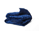 Gravity Blanket Duvet Cover Fits All Blankets 48" x 72" Weight Blanket Navy - Brand New