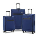 SAMSONITE ASCELLA 3.0 SOFTSIDE EXPANDABLE LUGGAGE SPINNER WHEELS 3PC SET - BLUE - Brand New