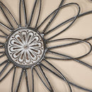 frymucz Metal Flower Wall Decor Metal Flower Scroll Wall Art Iron Wall Decor - Brand New