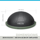 BOSU NEXGEN BYOB BALANCE TRAINER COSMIC ASH AND MILITIA GREEN - Like New
