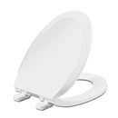 WSSROGY Elongated Toilet Seat, Slow Close Toilet Seat with Cover, Easy Install - Brand New