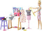 BARBIE FASHION DESIGNER DOLL & 25+ ACCESSORIES, STUDIO PLAYSET - Blonde Doll - Like New