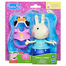 HASBRO PEPPA PIG REBECCA RABBIT DRESS - UP FIGURE G0329 PURPLE/ PINK - Like New
