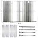 MikeGarden Replacement Parts Nexgrill 720-0830H Grill 2 Pack Grill Grate 4 Pack - Brand New