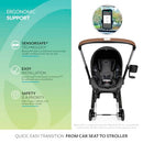 EVENFLO SHYFT DUALRIDE INFANT CAR SEAT STROLLER COMBO WITH CARRYALL STORAGE - Like New