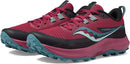 SAUCONY WOMEN'S PEREGRINE 13 TRAIL RUNNING SHOE SIZE: WOMEN 8.5 - BERRY/MINERAL - Like New