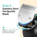 FuzzyFix Dog Clippers for Grooming 5-in-1 Blade Dog Grooming Kit PC525UX - BLK - Like New