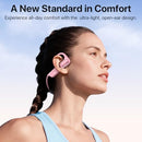 CPTEA OPEN EAR HEADPHONES WITH MIC 29G BLUETOOTH HEADSET SWEAT RESISTANT PINK - Like New